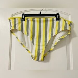 Kona Sol Women's Medium Coverage Hipster Bikini Bottom Swimsuit 2X(20W-22W)